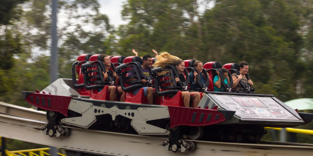 La torre del terror atracción en Australia